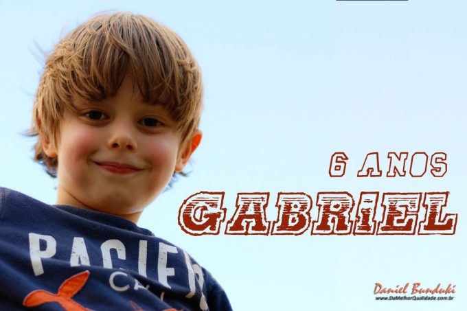 Gabriel Bunduki – 6 anos